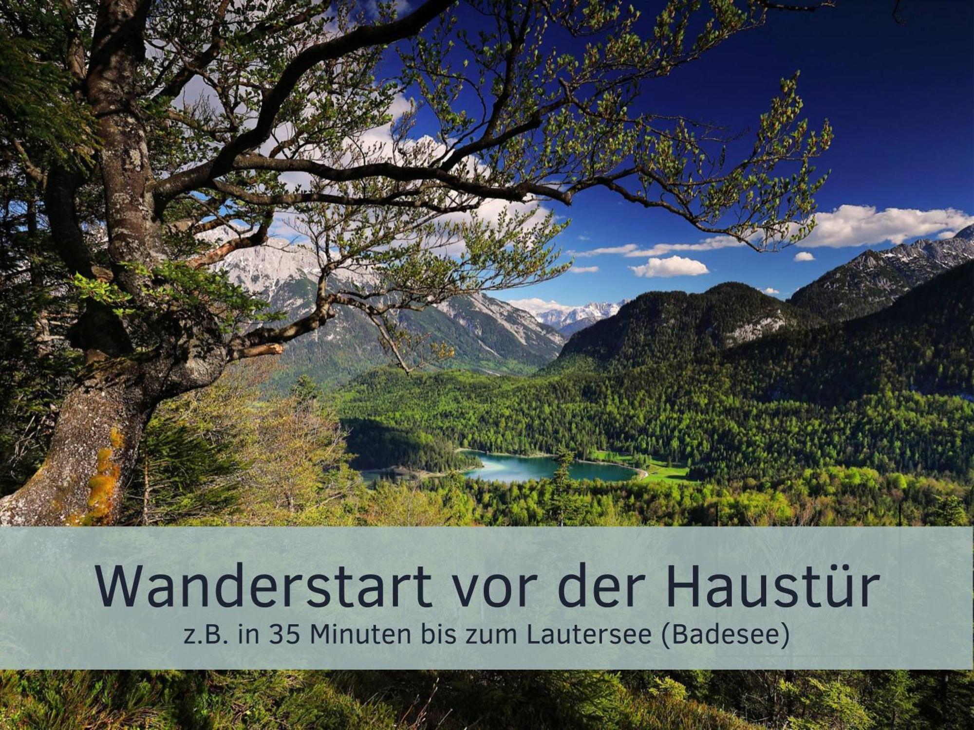 Die Karwendelsuite - 5 Sterne Fewo Mit Bestem Bergblick, Zentrumsnah & Ruhig Gelegen, Familienfreundlich Mittenwald Dış mekan fotoğraf